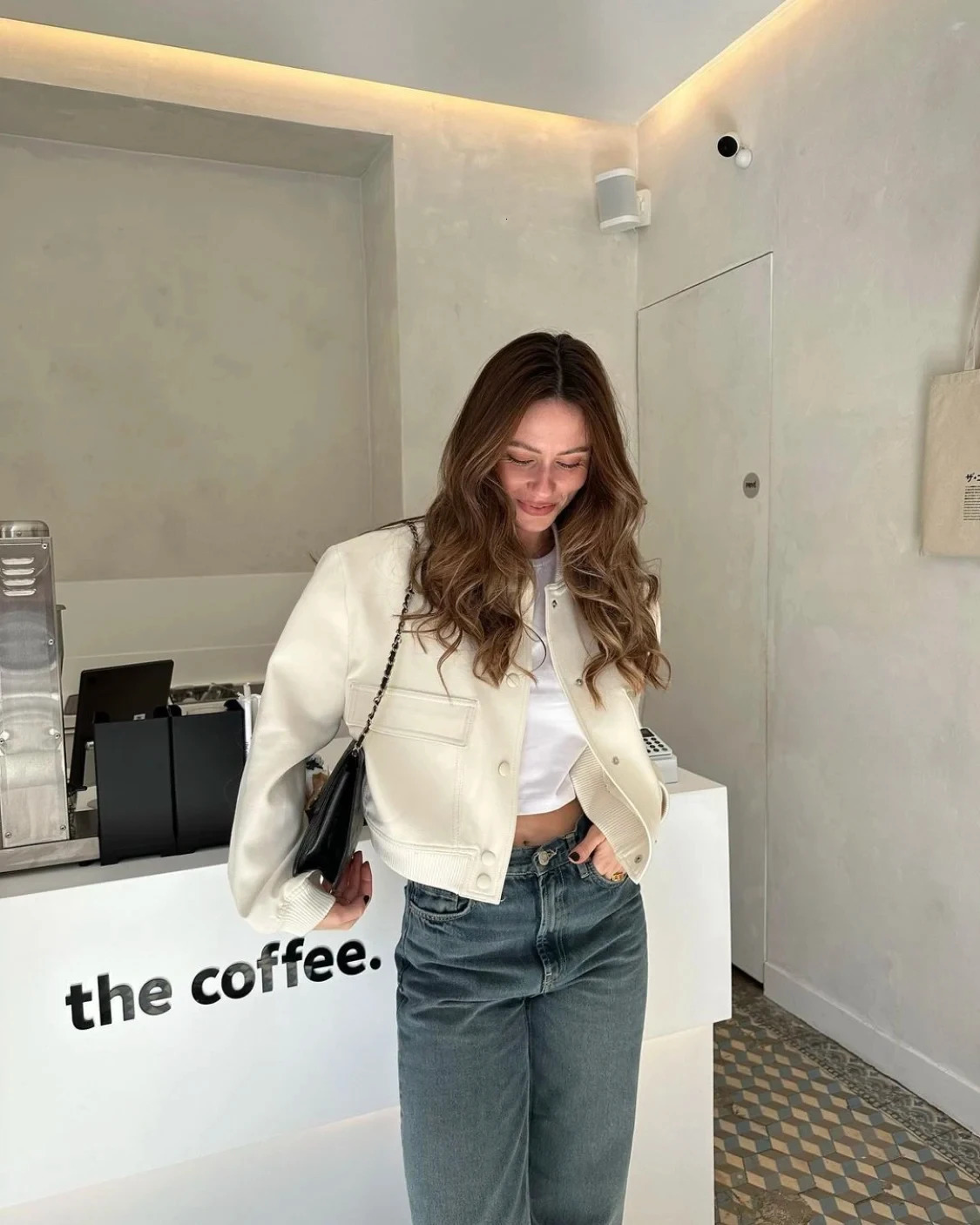 Premium jacket casual baseball uniform loose spring summer autumn women 241029