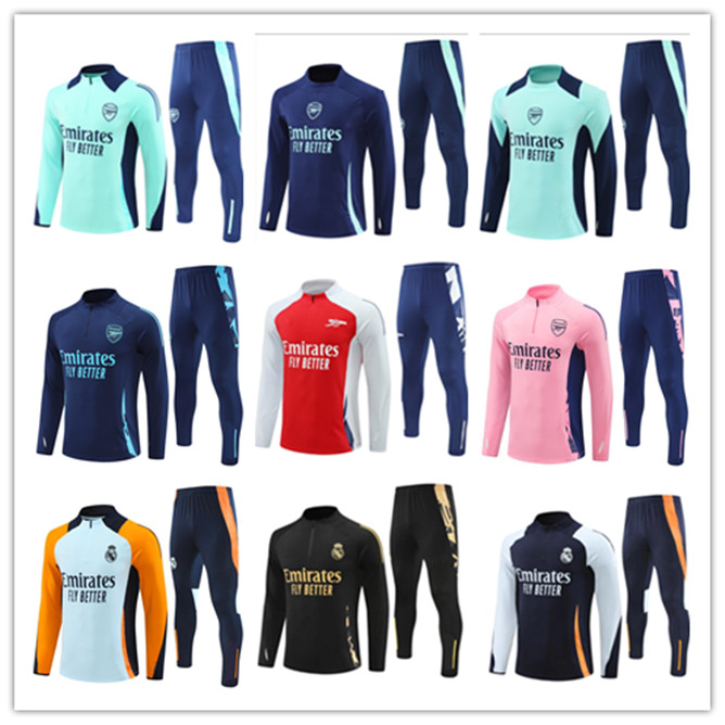 2024 mbappe football Reals Madrides soccer tracksuit 24 25 SAKA ODEGAARD BELLINGHAM Sleeves training suit jogging kits Men kids chandal futbol survetement