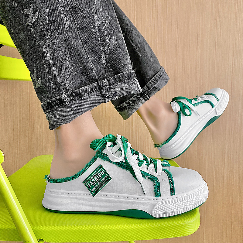 Boken shoes 2024 new board shoes slippers casual men's shoes