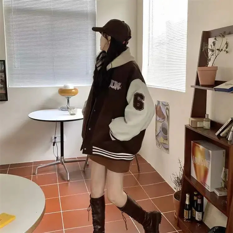 Embroidered baseball jacket womens spring and summer style European and American street fashion casual couple jacket 241029