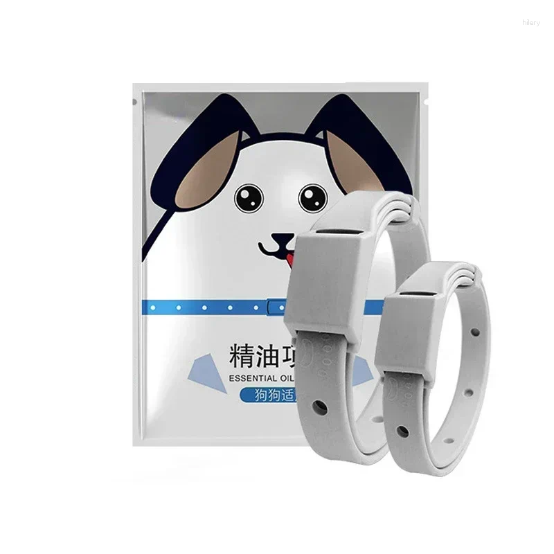 Dog Collars Silicone Anti Flea Tick Pet Collar Cats Small Dogs Accessories Supplies 8 Months Antiparasitic Protection