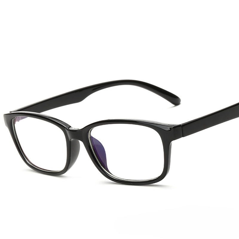 Anti blue light non prescription flat light goggles computer mobile phone anti radiation glasses for men and women