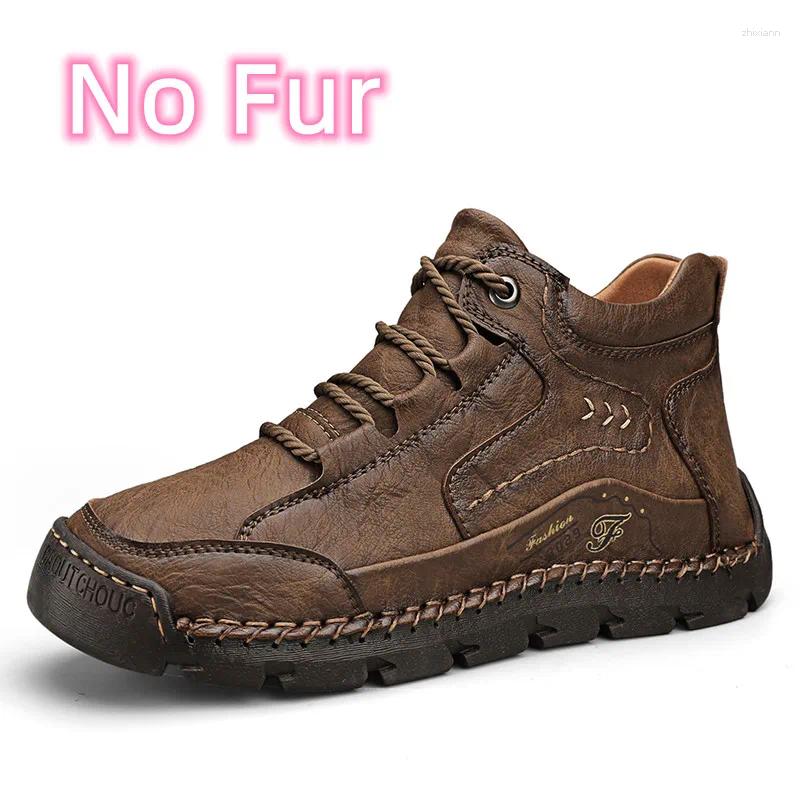 Boots Casual Travel Shoes Handmade Men's Walking Comfy Leather Sports Super Men Treking Outdoor Man Hiking Footwea