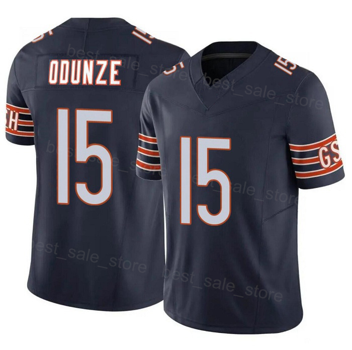 Custom Chicago Football Jersey 2 DJ Moore 4 DAndre Swift 18 Caleb Williams 23 Roschon Johnson 85 Cole Kmet 15 Rome Odunze Keenan Allen DeAndre Carter 
