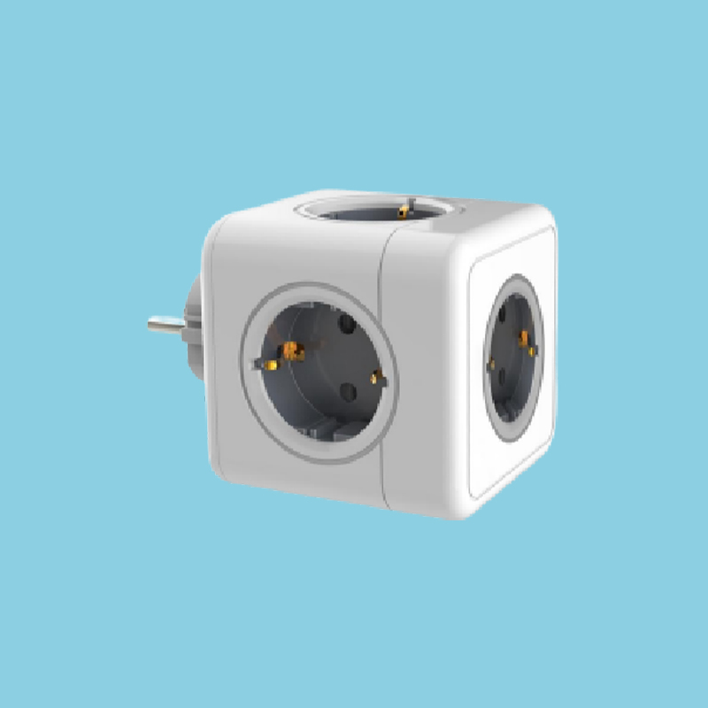 New trends customizable affordable popular in Spain power cube socket 5 EU Outlets for Home office travel