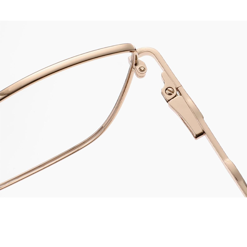 New metal eyeglasses frames fashion anti-blue light flat glasses retro cross-border eyeglasses frames female variegated eye wholesale