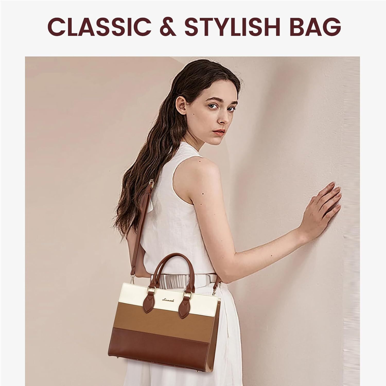 Women's wallet, women's fashionable handbag, PU leather bag, top handle shoulder bag