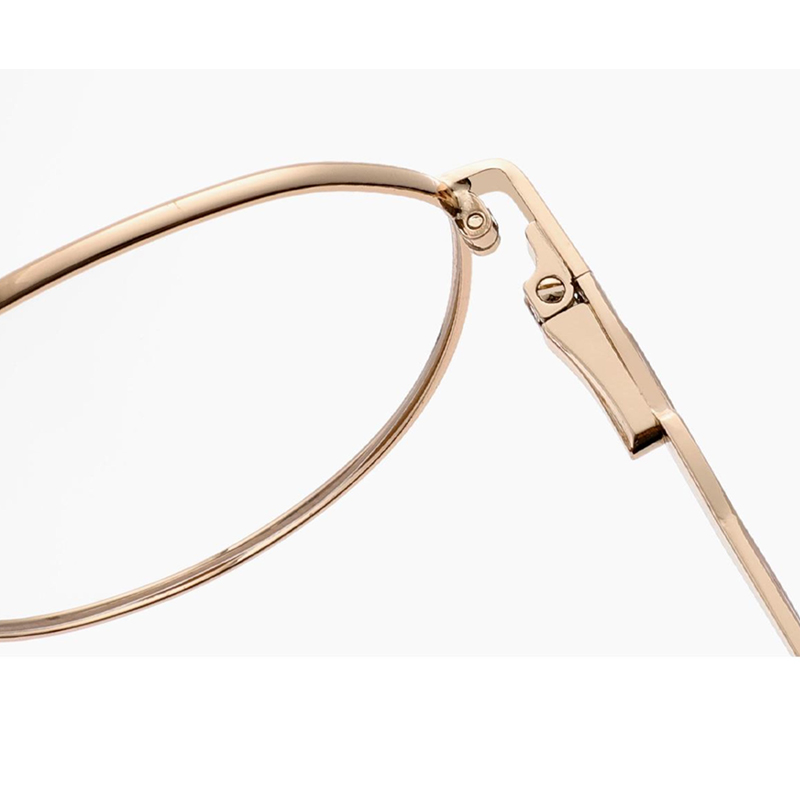 Wholesale full frame metal irregular personality unisex frame glasses anti-blue light flat glasses
