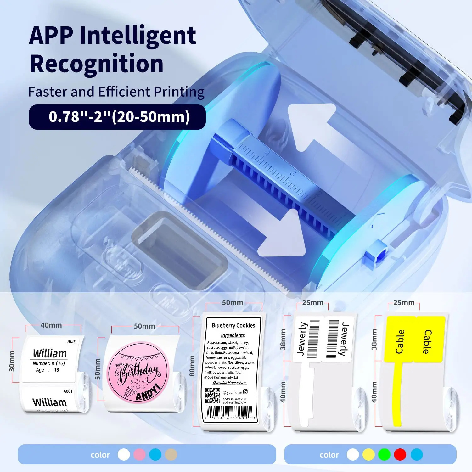 Phomemo M110 label manufacturer barcode label printer Bluetooth portable thermal printer for small commercial address clothing 241029