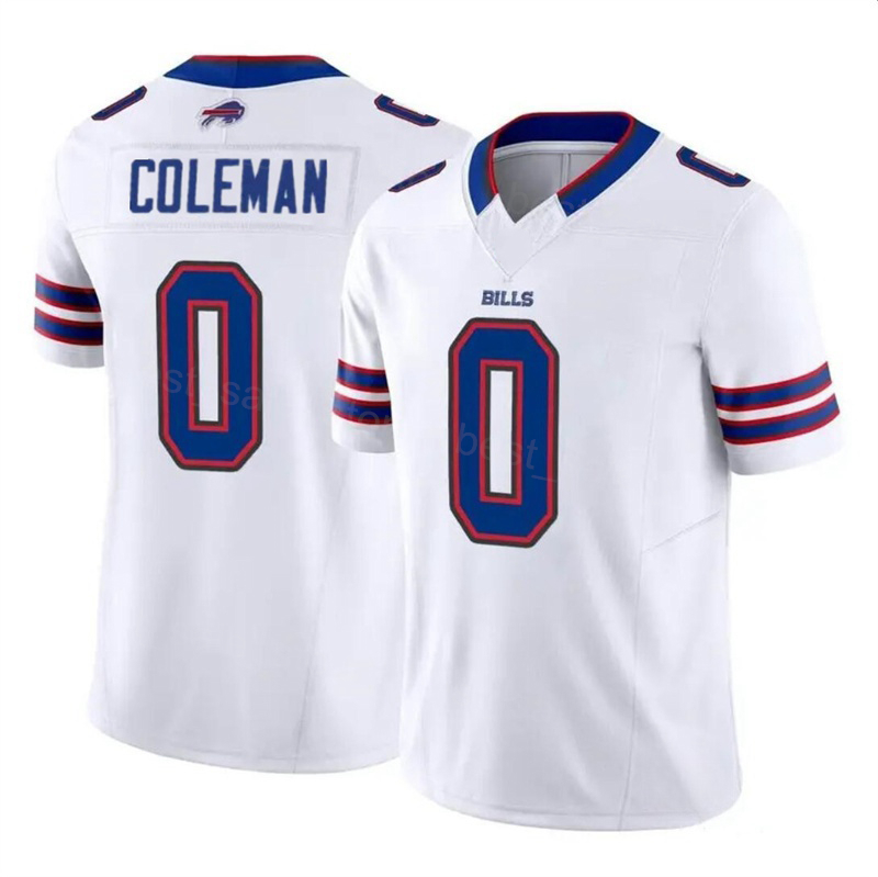 Custom Buffalo Football Jersey 17 Josh Allen 4 James Cook 22 Ray Davis 10 Khalil Shakir 86 Dalton Kincaid 0 Keon Coleman 26 Ty Johnson Blue White Red 
