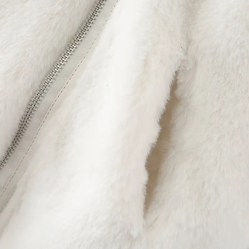 Fashion Baby Girl Boy Faux Fur Jacket Winter Toddler Teen Child Warm Thick Cotton Padded Coat Outwear Baby Clothes 2-14Y 241028