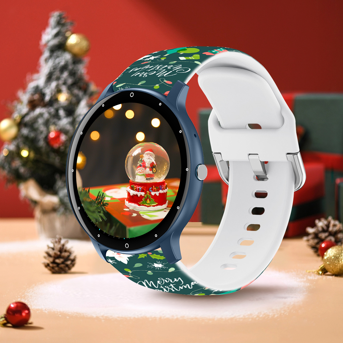 LIGE's new multifunctional sports smartwatch silicone strap watch calendar sports health monitoring watch Christmas gift