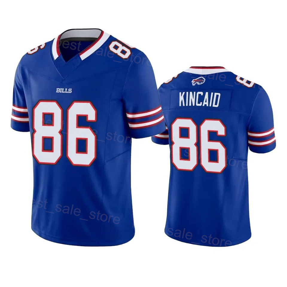 Custom Buffalo Football Jersey 17 Josh Allen 4 James Cook 22 Ray Davis 10 Khalil Shakir 86 Dalton Kincaid 0 Keon Coleman 26 Ty Johnson Blue White Red 
