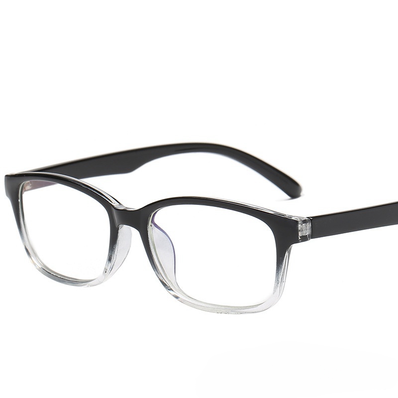 Anti blue light non prescription flat light goggles computer mobile phone anti radiation glasses for men and women