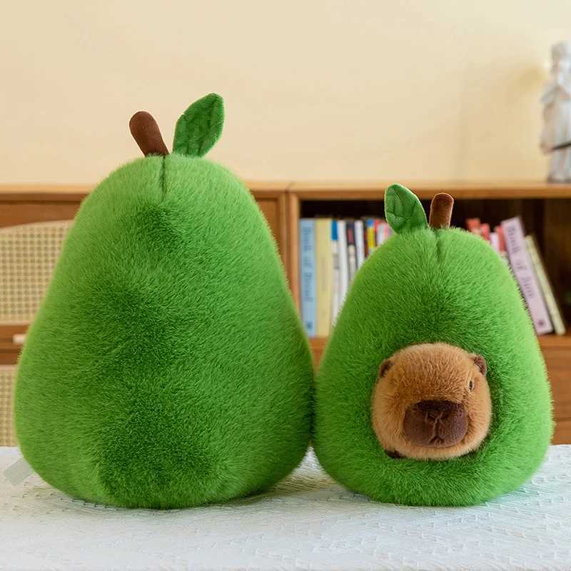 Cute Capybara in plush soft fuzzy plush pig hidden in cute plush Capibara toy throwing pillow birthday gift X2503221