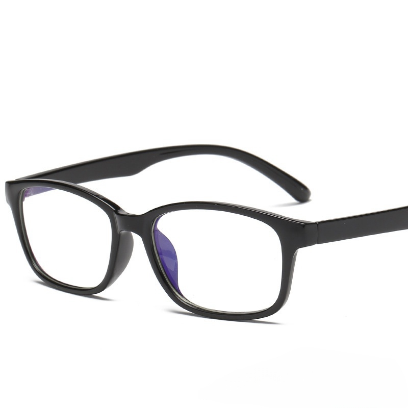 Anti blue light non prescription flat light goggles computer mobile phone anti radiation glasses for men and women