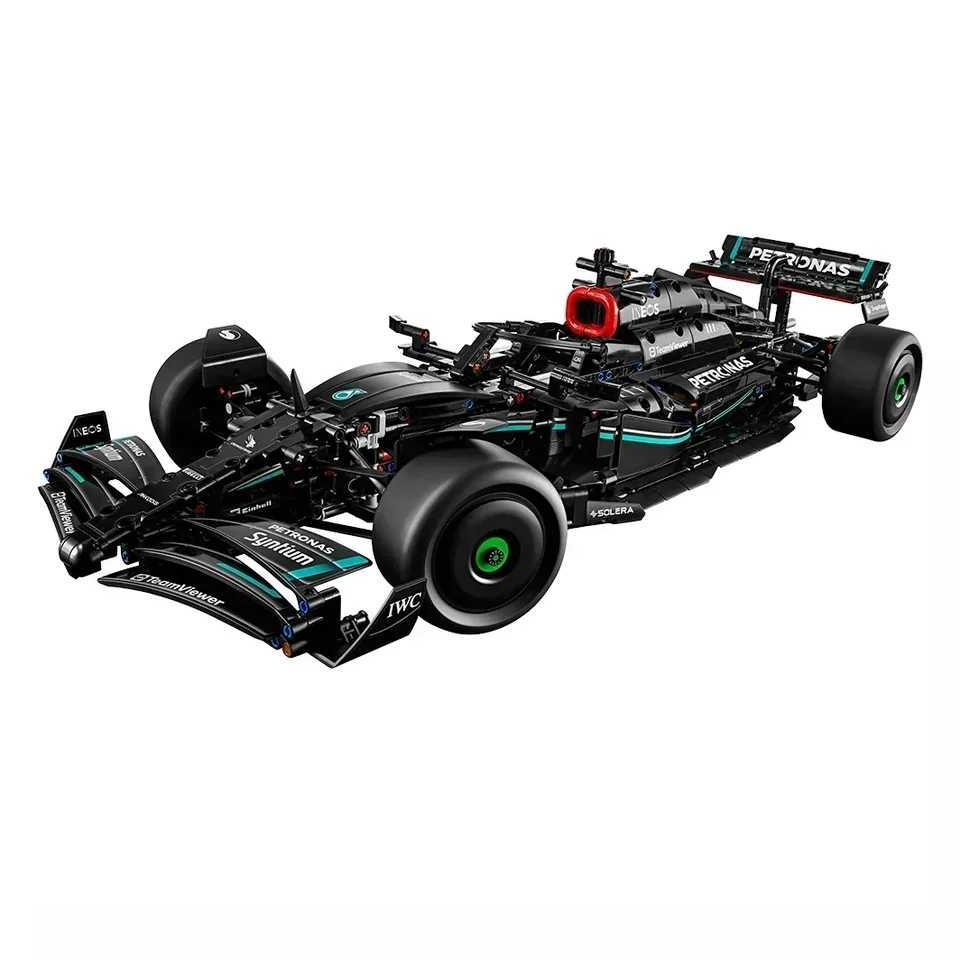 F1 42171 W14 E Technical 1642Pcs 1 8 Building Blocks City Super Speed Race Car Assembly Model Vehicle DIY Assembly Toy Childrens Gift W241029