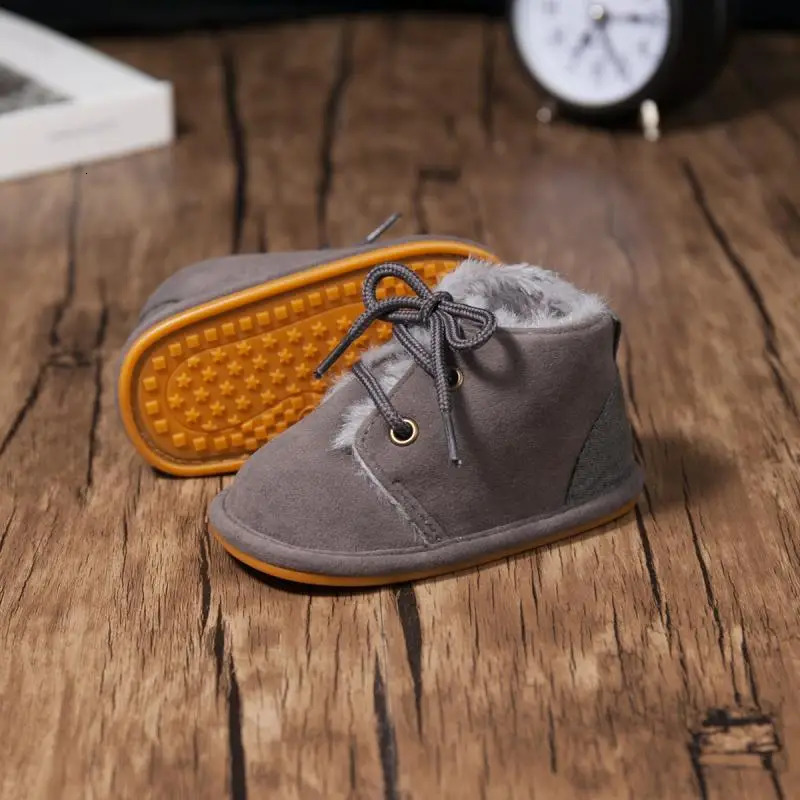 Baby Shoes Winter Fleece Cute Warm Shoes Boy Girl born Shoes Anti Slip Toddler Unicorn Sneakers Crib Shoes 241028