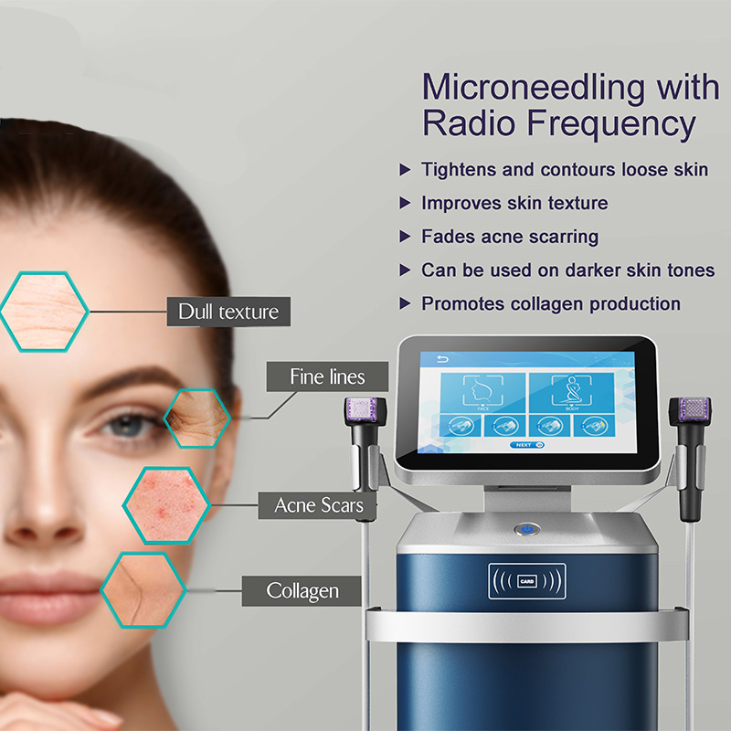 Professional Microneedling Fractional Machine Microneedle Anti Wrinkle Device Fractional Radio Frequency RF Machine Face Lifting Beauty Device