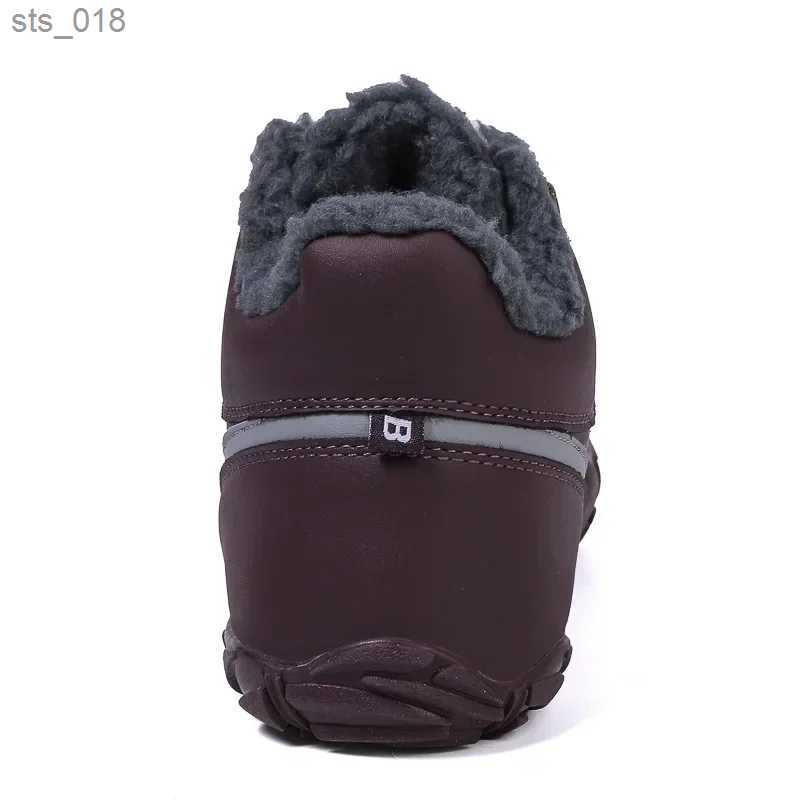 Outdoor Shoes Sandals Winter Barefoot Boots Womens Snow Plush Warm Ankle Anti slip Waterproof Hiking Size Up H241101