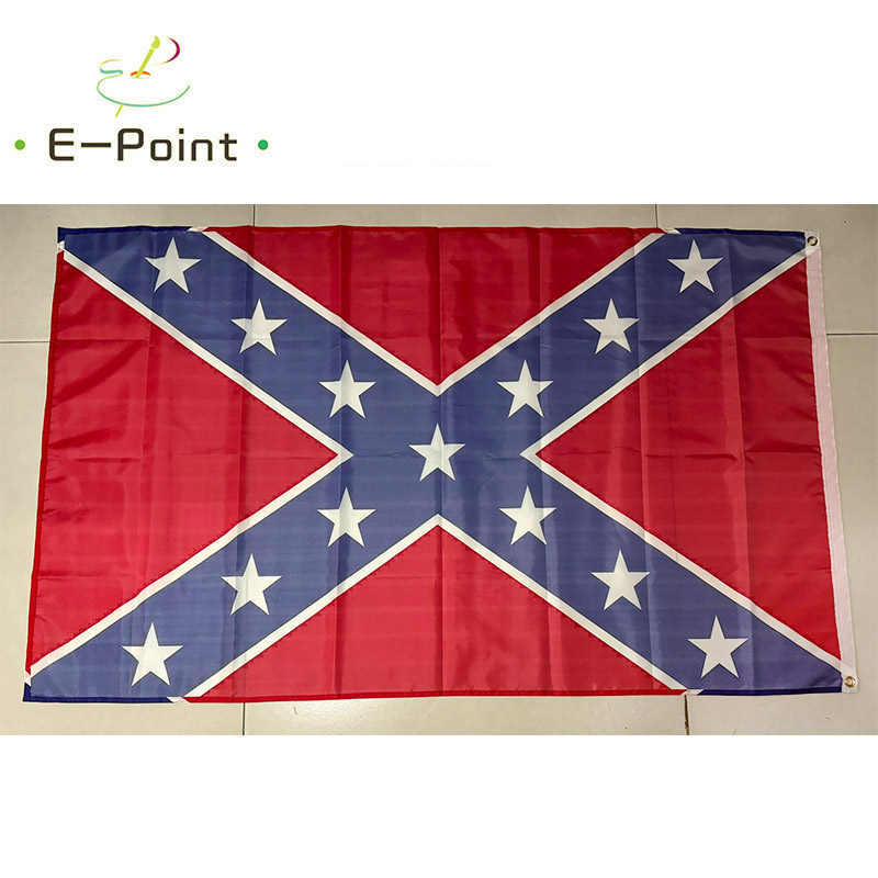USA Confederate Flag - Modern Display of the Confederate Battle flag Country Flag Banner for Home & Garden (Sizes Available: 60x90cm / 90x150cm)