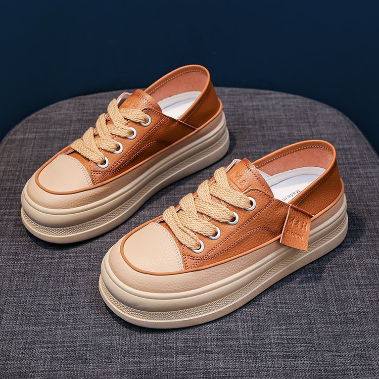 Stylish Women's Platform Sneakers for Daily Wear - Durable Thick Sole Running Shoes