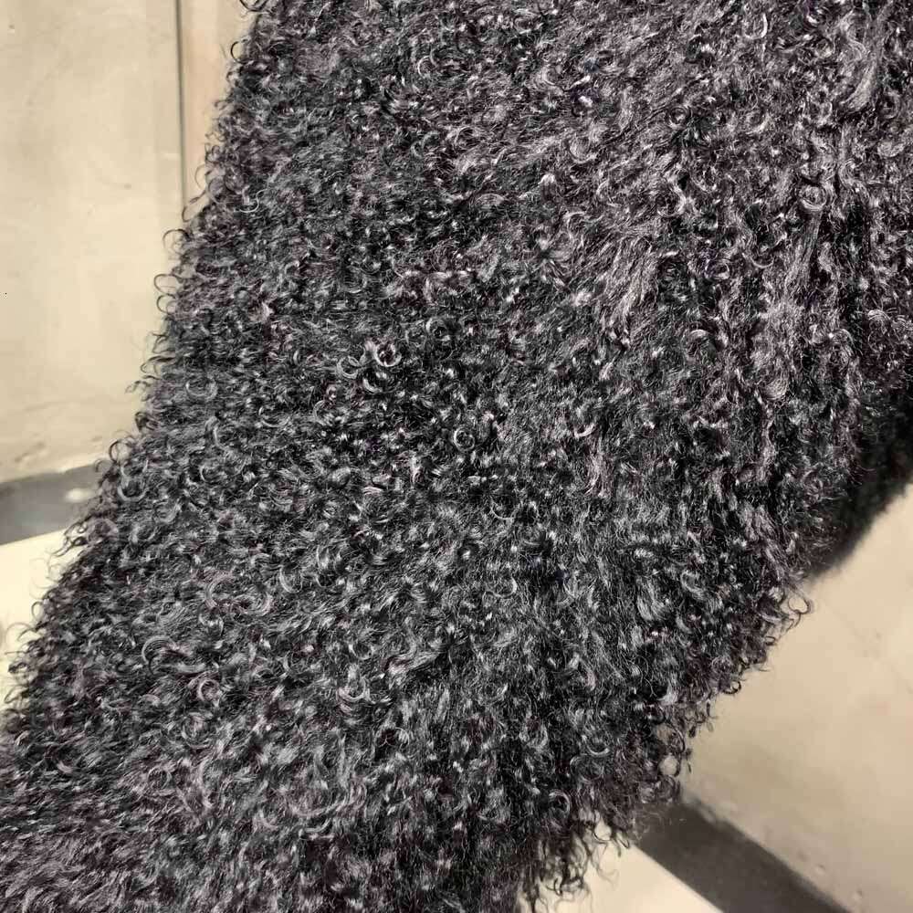 Sheep Fur Bomber Women s Mongolian Coat Winter Warm Natural Cloth
