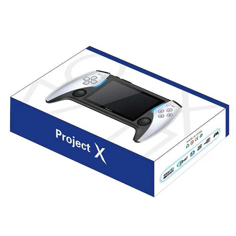 2023 New Project X Handheld Game Console High-definition Arcade With Dual Player And Dual Controller Support Christmas Gift Z241029