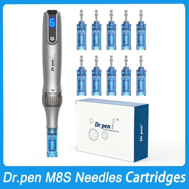 50 Pcs Needle Cartridge Work For Dr Pen Ultima M8S A9 A8S Dermapen MTS Tips 12/18/24/36/42/Nano Microneedling Dr Derma Pen Skin Needling Replacement P