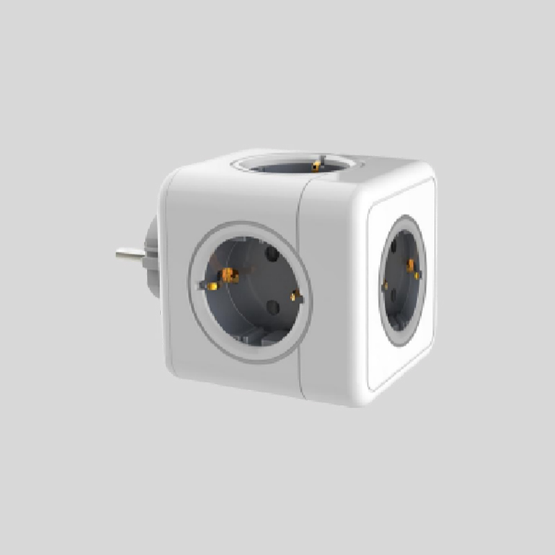 New trends customizable affordable popular in Spain power cube socket 5 EU Outlets for Home office travel