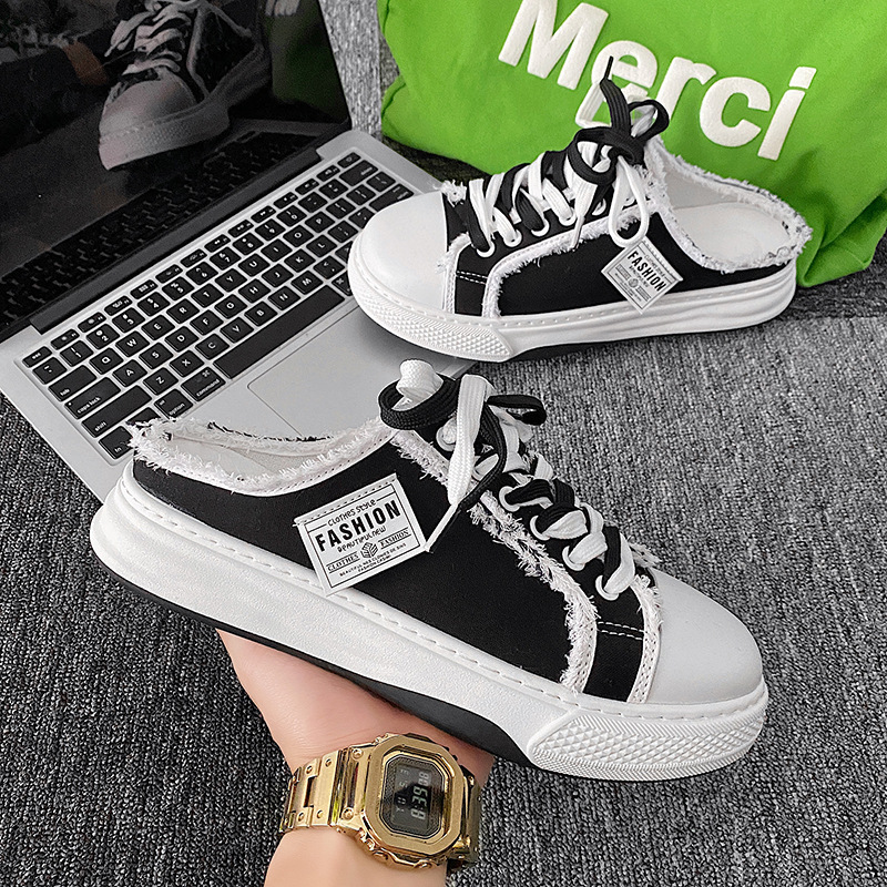 Boken shoes 2024 new board shoes slippers casual men's shoes