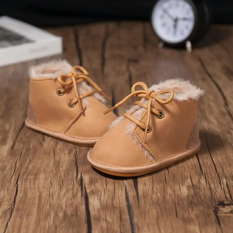 Baby Shoes Winter Fleece Cute Warm Shoes Boy Girl born Shoes Anti Slip Toddler Unicorn Sneakers Crib Shoes 241028