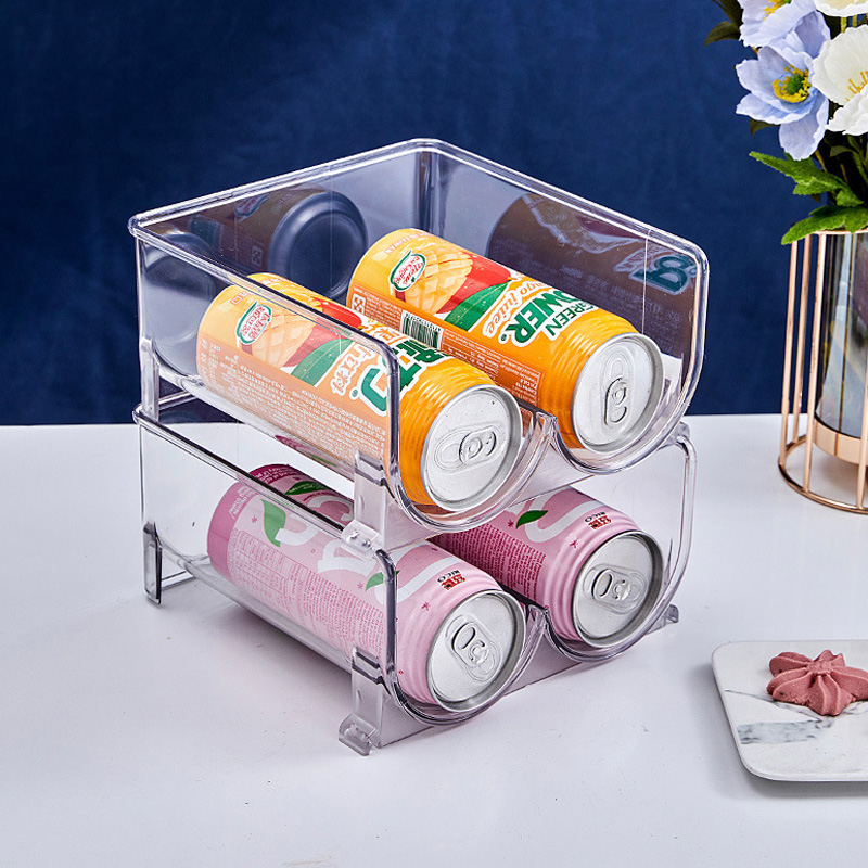 Multi-functional wine rack Multi-specification high transparent material storage rack Free stacking PET thickening shelf