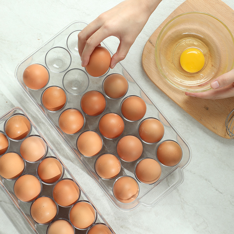 Refrigerator Egg Rack Tray Refrigerator Side Door Fresh Egg Storage Box Simple Refrigerator Egg Compartment Egg Carton