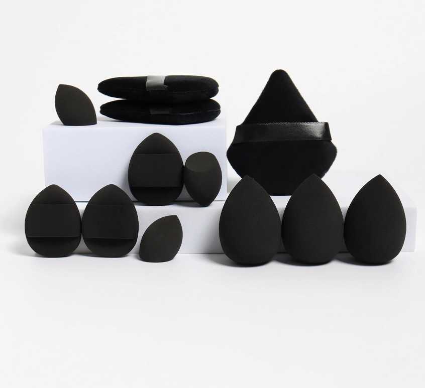 Luxury 2026 New 12Piece Makeup Net Washable Sponge Set Made Of Loose Powder Air Cushion Puffs Mini Beauty Fast Shipping X261019 - view 8