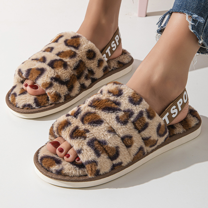 new free shipping designer shoes mens flat sandals for women furry fur fluffy slippers winter cotton slippers warm thick soled thick plush slippers sl