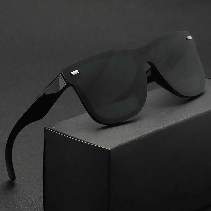Super large luxury glasses for women anti reflective mirror sunglasses square plastic glasses classic womens sunglasses Uv400 W241028