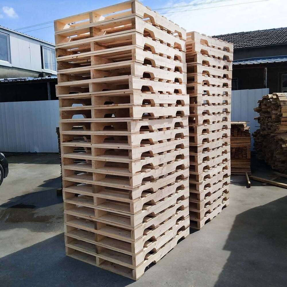 Pallet manufacturing plant wholesale sells high quality standard American 48x40 wooden pallets For customized product orders, please consult customer 