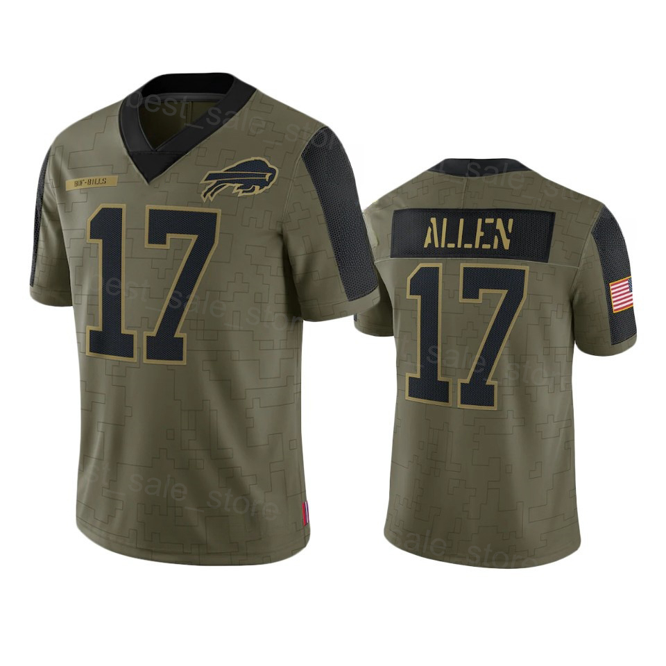 Custom Buffalo Football Jersey 17 Josh Allen 4 James Cook 22 Ray Davis 10 Khalil Shakir 86 Dalton Kincaid 0 Keon Coleman 26 Ty Johnson Blue White Red 