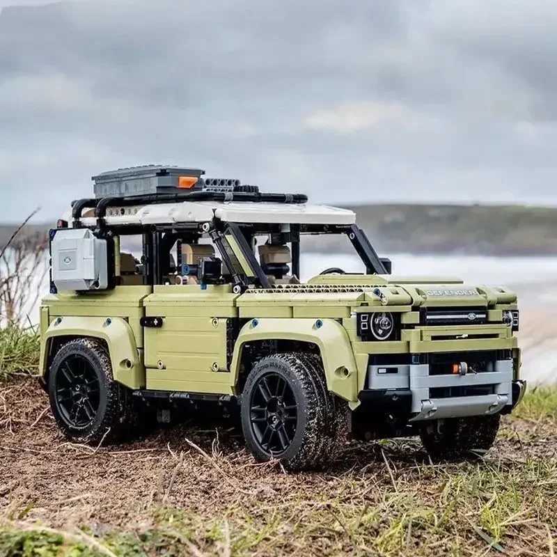 2573pcs Famous Car Blocks Land Supercar Riover Off-Road Defender Vehicle Model 42110 Building Blocks Bricks Toy Kids Adults GiftXJ241029
