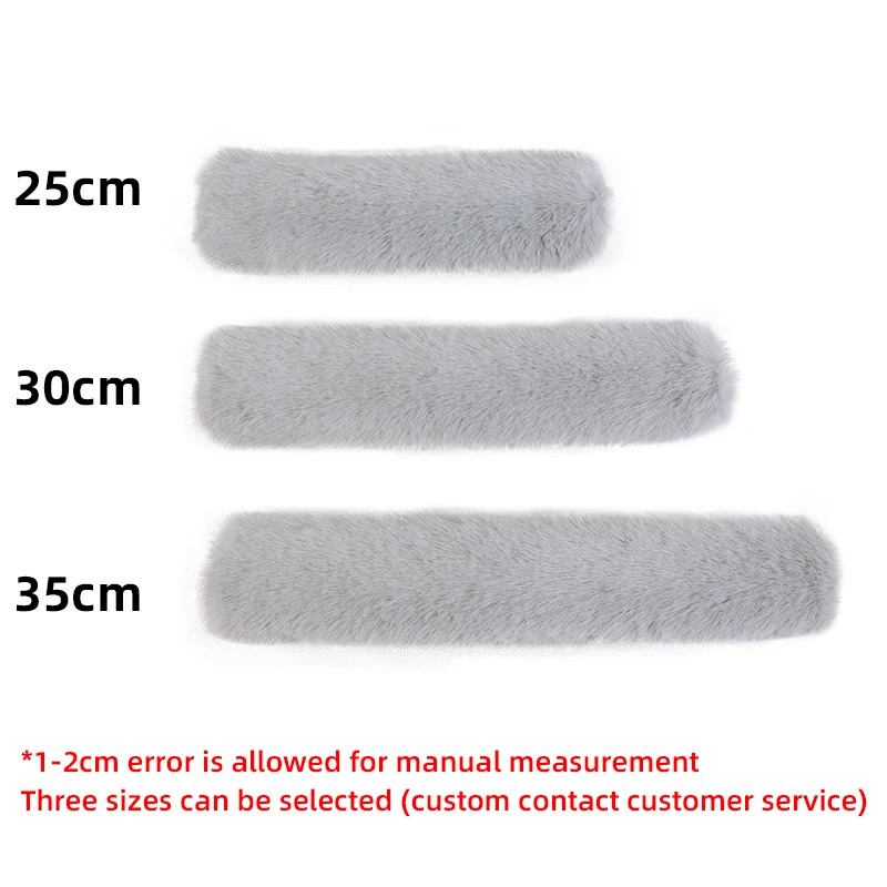 winter mink down furry bag Handles Cover sable fur Fastener Faux marten rabbit ermine For women Bags Accessories 241028