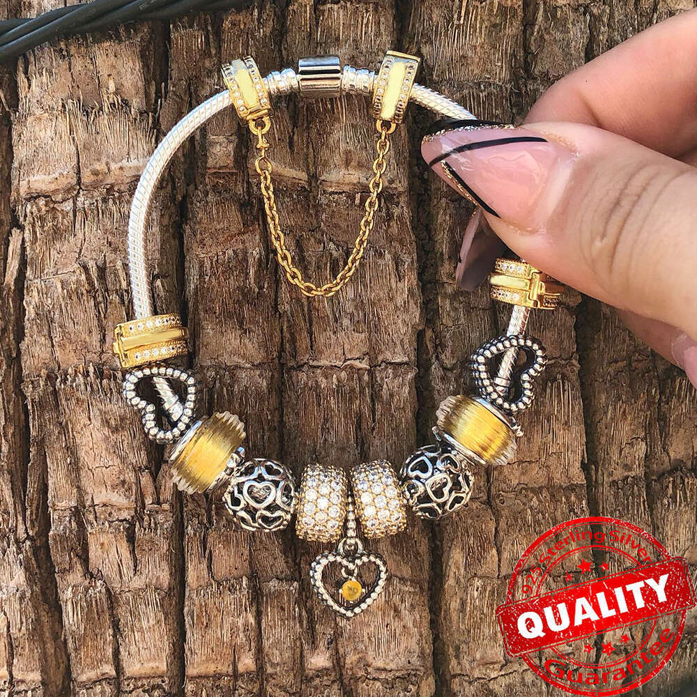 925 New Sterling Silver Colorful Heart Murano Glass Charm Fit Bracelet Necklace Faceted Murano Glass DIY Fine Jew