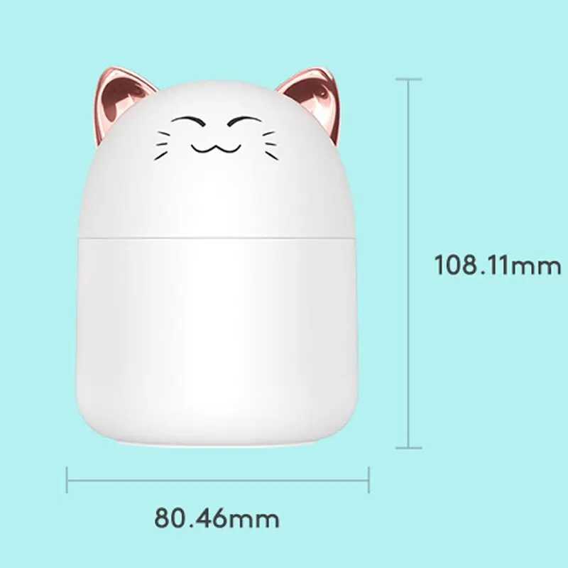 Cute Pet Humidifier Mini Desktop Air Conditioner Ro Air Humidifier Usb Small Household Heavy Fog spray Y241104