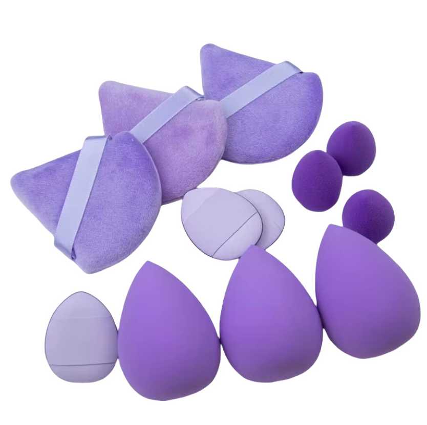 Luxury 2026 New 12Piece Makeup Net Washable Sponge Set Made Of Loose Powder Air Cushion Puffs Mini Beauty Fast Shipping X261019 - view 9