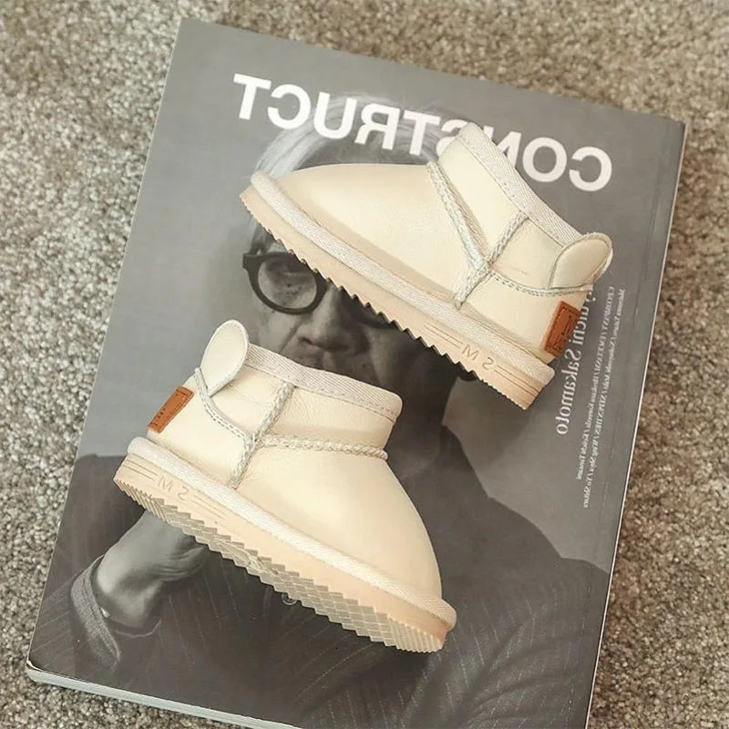 Baby Warmth Baby Boots Childrens Cotton Shoes Snow Boots Baby Winter Non-slip Soft Toddler Shoes Plus Velvet Thick Breathable 241028