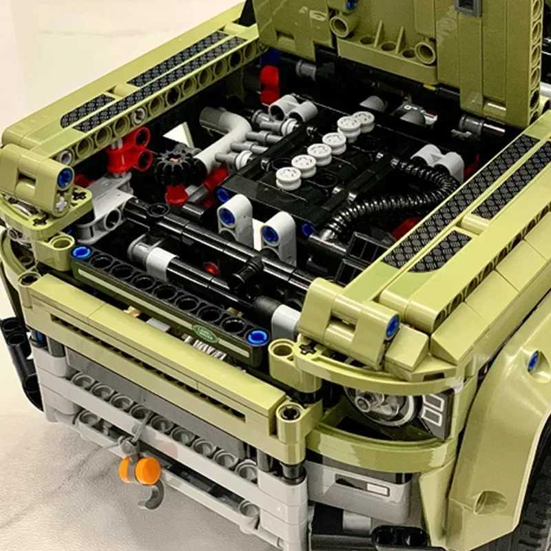 2573pcs Famous Car Blocks Land Supercar Riover Off-Road Defender Vehicle Model 42110 Building Blocks Bricks Toy Kids Adults GiftXJ241029