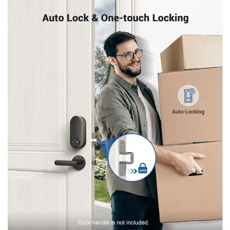 Smart Fingerprint Door Lock Veise RZ02A Keyless Entry Keypad Deadbolt with 20 Anti Peeping Password 241028