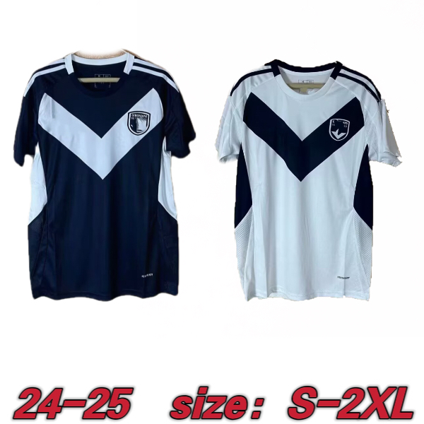 2024 2025 GirONdiNs de BoRDeaUx Maillot BADJI Soccer Jerseys Foot Kids Kit Fc Football Shirts Home Training 24 25 Home Fan Player Version BAKWA BADJI JOSH MAJA MWANGA
