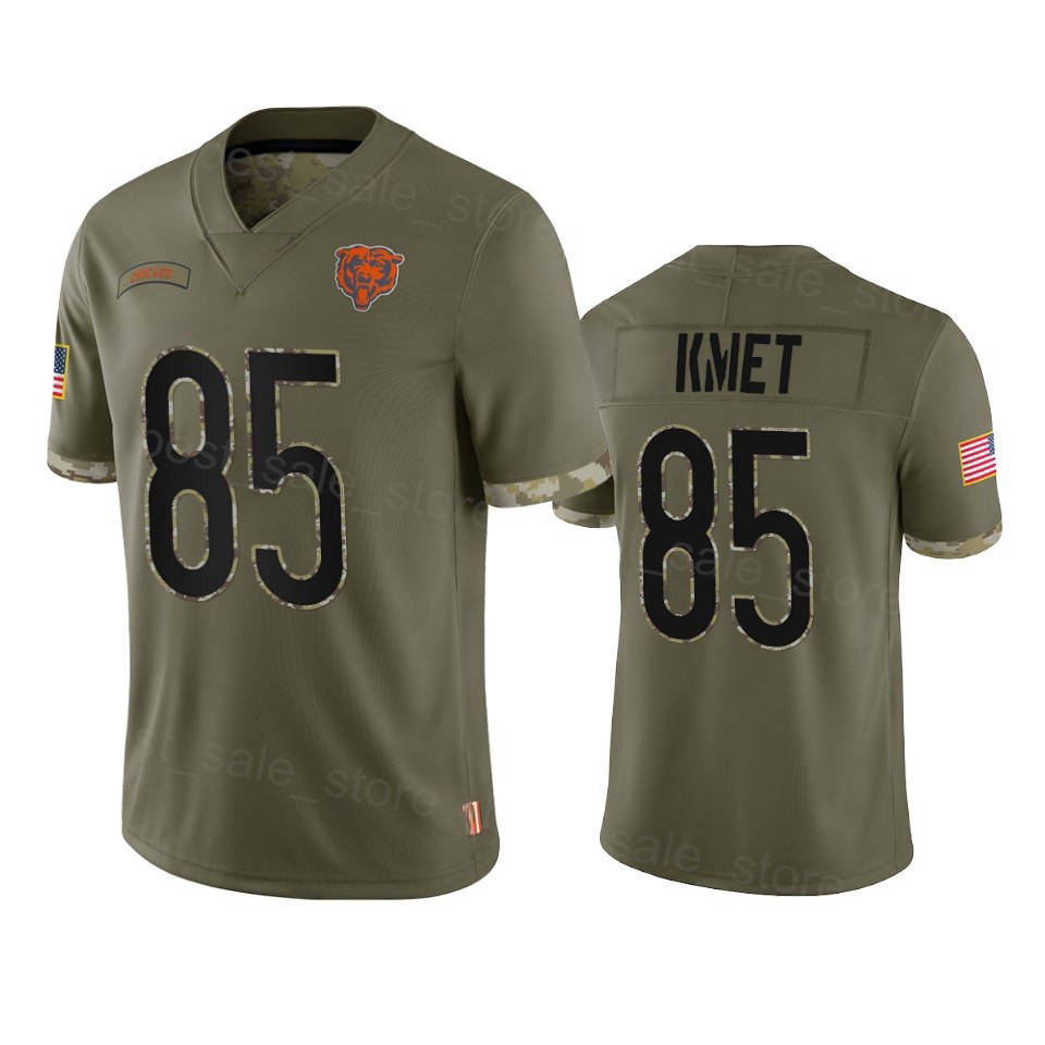 Custom Chicago Football Jersey 2 DJ Moore 4 DAndre Swift 18 Caleb Williams 23 Roschon Johnson 85 Cole Kmet 15 Rome Odunze Keenan Allen DeAndre Carter 