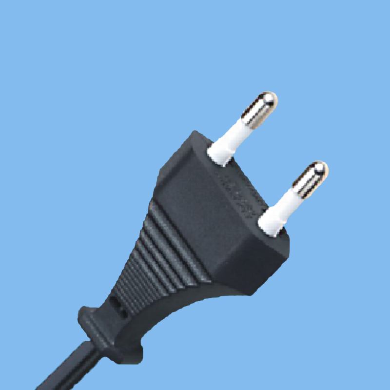 Wholesale kema keur vde Standard 2.5a Transparent 2 Pin EU plug salt lamp cables ac power cord with switch